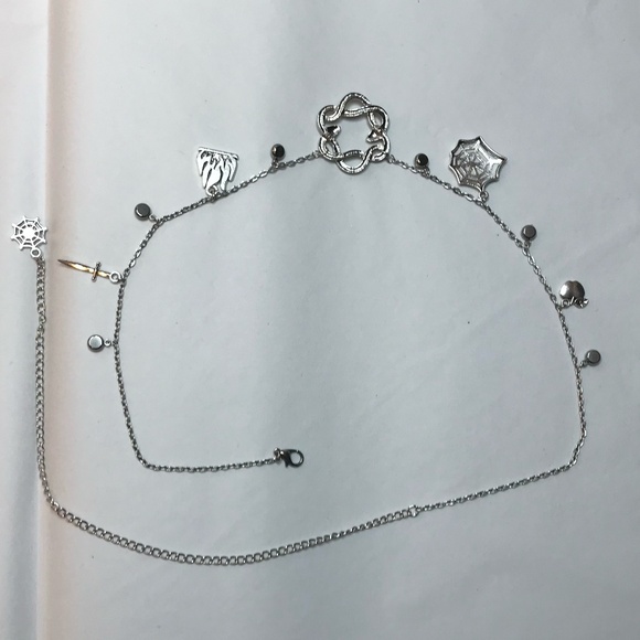 "Loki: God of Mischief" Norse Mythology Handmade Necklace Snakes Fire Spiderweb - Picture 13 of 16